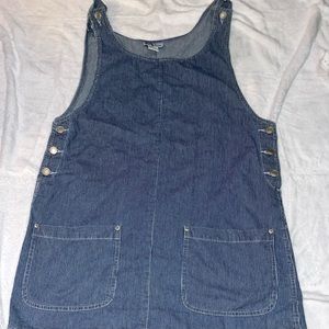 1990’s Vintage Denim Pinafore Dress